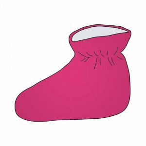 Studio-Fuß-Pack – 2 dick gefütterte Fußli, weich, komfortabel, für Studio & Wellness