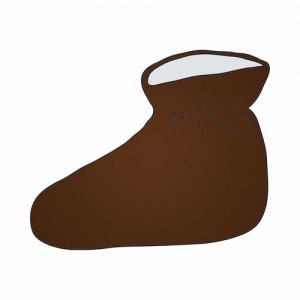 Studio-Fuß-Pack – 2 dick gefütterte Fußli, weich, komfortabel, für Studio & Wellness