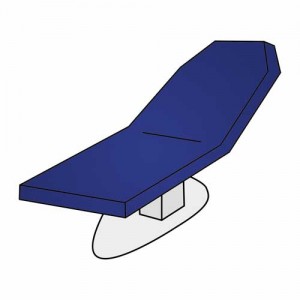 Wellnessliegenbezug ohne Loch – Frottee Spannbezug 180–205 cm, waschbar 90 °C